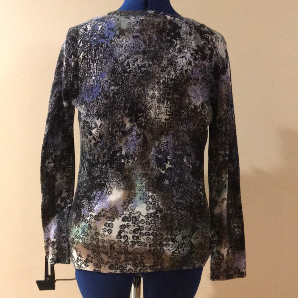 Nic & Zoe Ruffle Front Button Cardigan - Picture 5 of 6